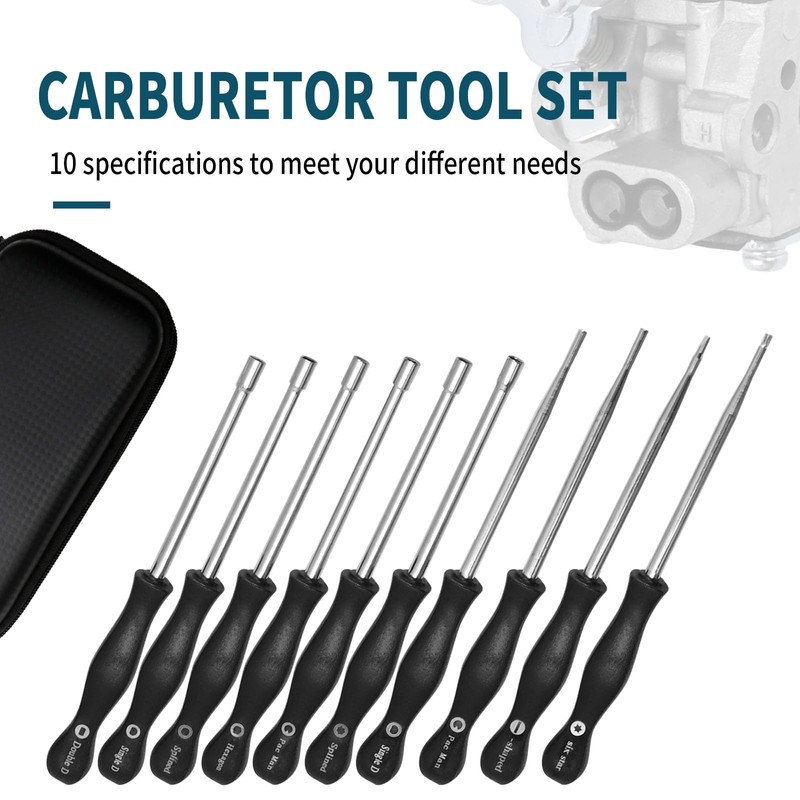 Hoypeyfiy 10PCS Carburetor Adjustment Tool Kit Screwdrivers for Common 2
