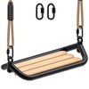 SELEWARE Hanging Wood Swing Seat Tree Swing for Kids, 100%