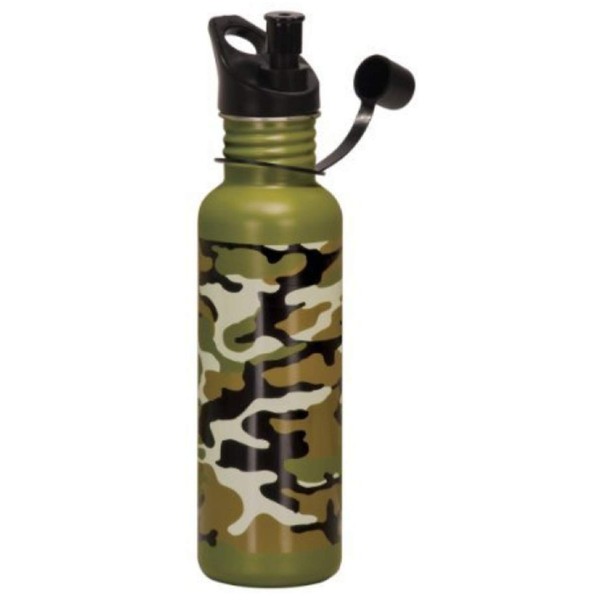 Stainless Steel Water Bottle - 25oz (Camouflage) by Rock Ridge