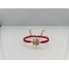 Animal Red String Cubic Zirconia Animal Frog Macrame Bracelet
