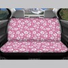 Jodoolang Pink Hibiscus Floral Auto Waterproof Back Seat Covers Protectors