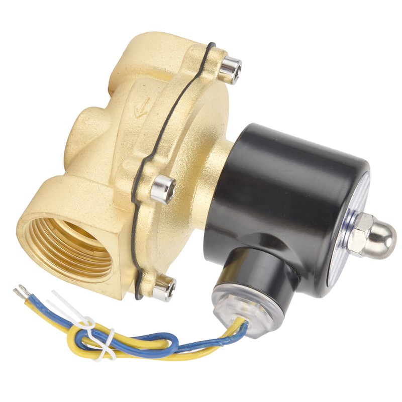 Normally Closed Solenoid Valve Brass Direct Acting Diaphragm Controlling Device