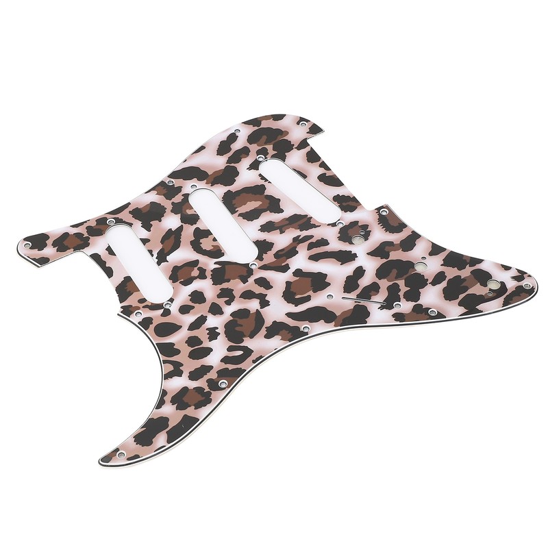 Guitar Left Hand Pickguard PVC 3 Layers Protective Decorative Guitar