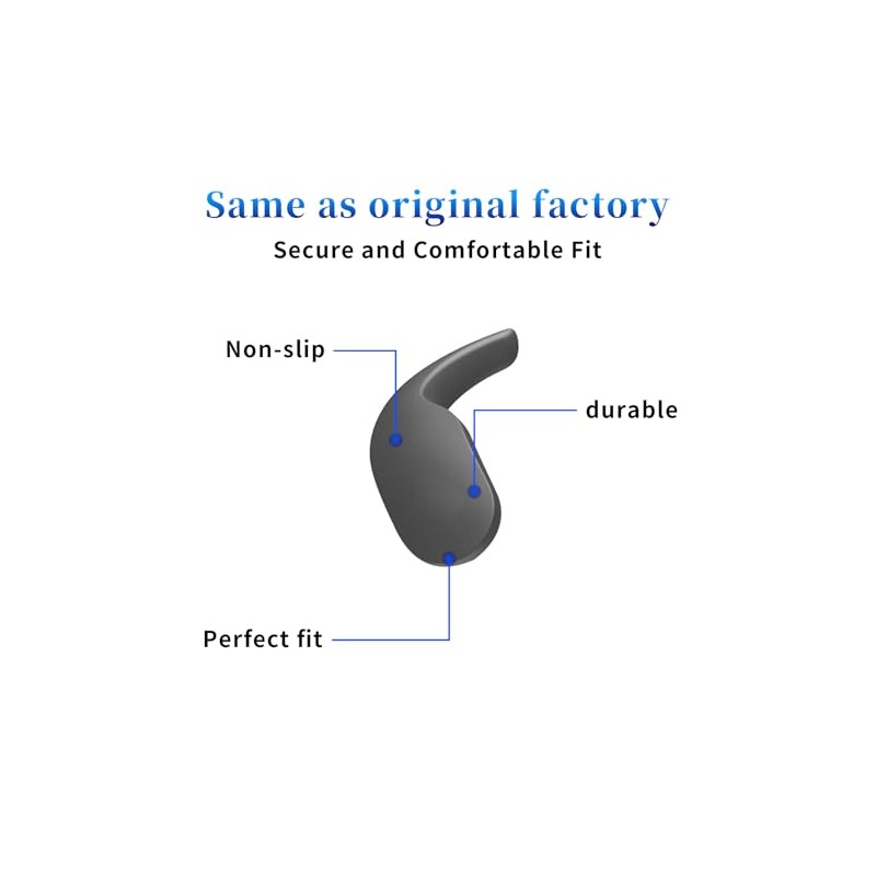 1x Pair Knomix Left&Right Replacement Parts Ear Hook Wingtip for