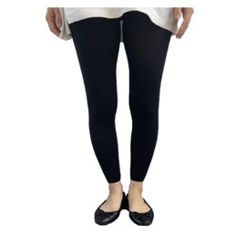 NAKAMAJITA 1 Pair, 3-Pair Set, 3L-8L, 80D, 10-Inch Length Leggings, Large Size, Black, Soft Touch, Plus Size, Stretchy