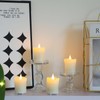 Lezonic Rechargeable Votive Flameless Battery Operated Candles with Remote Timer