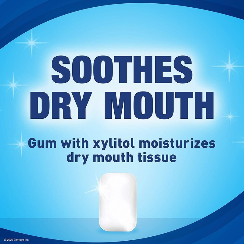 ACT Dry Mouth Moisturizing Gum With Xylitol Sugar Free Soothing