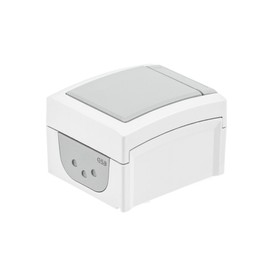 Aufputz Kreuzschalter Feuchtraum IP54, Modell Pacific, grau