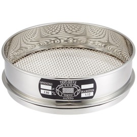 Sanpo Stainless Steel Sieve 7.9 x 1.8 inches (200 x 45 mm) 1.1 inches (2.80 mm) / 5-3291-23