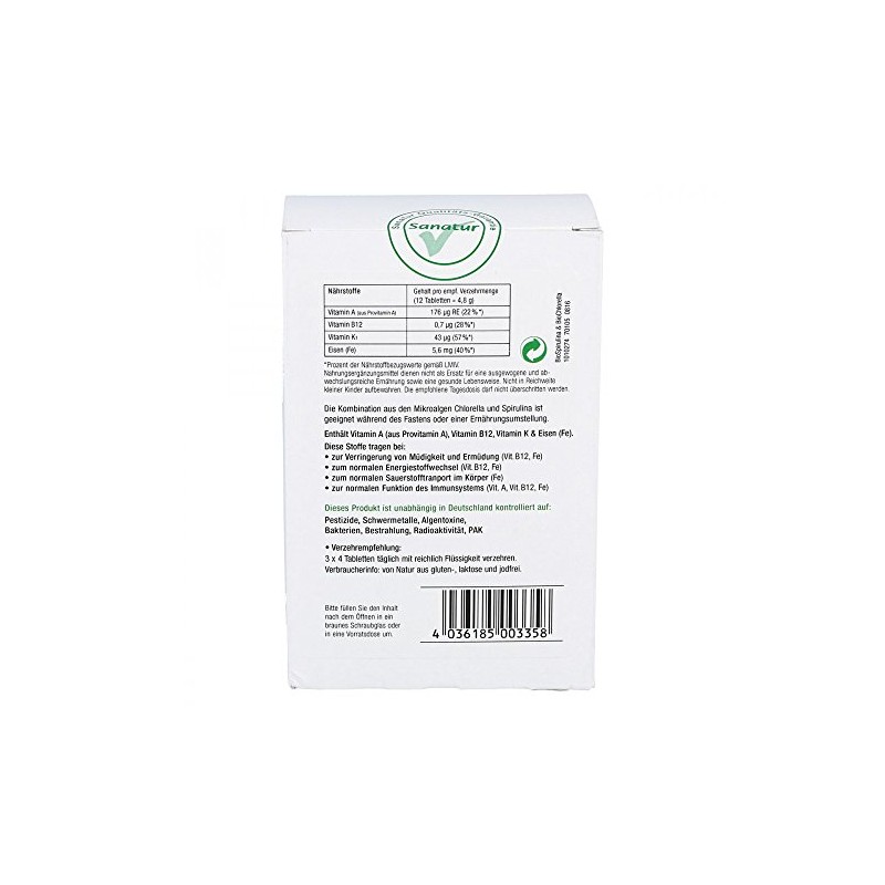 Biospirulina & Biochlorella 2 in 1 Tablets Pack of 750