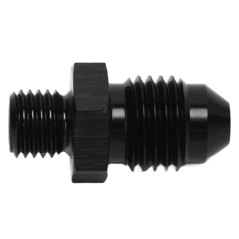 1 Pair AN4 to M8 Oil Cooler Fitting Adapter Black