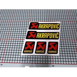 Sticker Car Collants Akrapovic Pipe Exhaust Aluminium High Temperature +180 Degree Vinyl High Quality Laminate Motorcycle Car 2