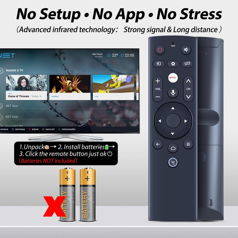 New Super3 Super4-X43 Remote Control Replacement Compatible for LETV LEECO