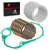 MOTO1988 Clutch Friction Plates Kit & Gasket For YAMAHA V