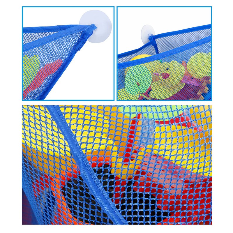 chil Bath Toy Organizer with 3 Strong Suction Cups Mounted