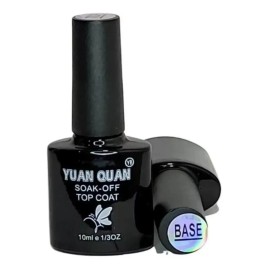 Yuan Quan Barniz Top Coat O Base Para Gel Semi 3 Pasos Uv Led 10ml