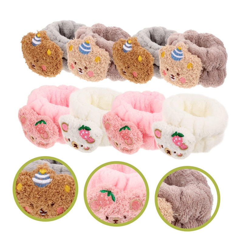 Baluue 8pcs Sweat Bracelet Wrist Straps Wristbands Wrist Bands Portable