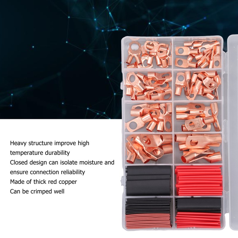 150 Pcs Set Wire Lugs Heat Shrink Tubes Set Thickened