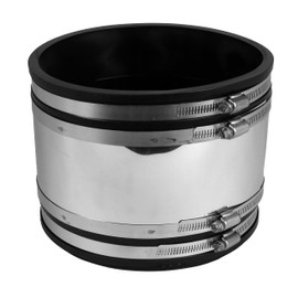 Fernco 1001-44RC Shielded PVC Pipe Coupling for Clay to Clay Plumbing Connections