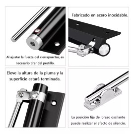 Dolores Cierra Puertas Automático Sin Perforar Para Uso Doméstico