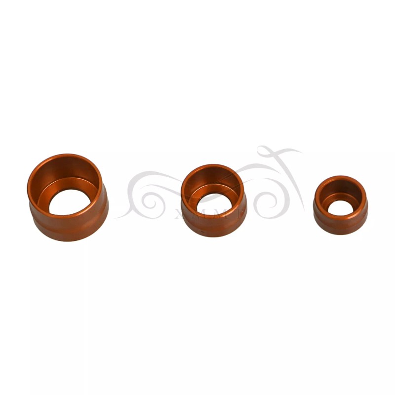 Unbranded Orange Engine Bolt Topper Caps Cover For Harley Touring