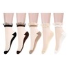 Benefeet Sox Sheer Socks Ankle High Lace Ruffle Ankle Socks