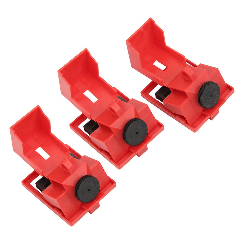 3Pcs/Set Large Clamp On Circuit Breaker Lockout Device Temperature Resistance