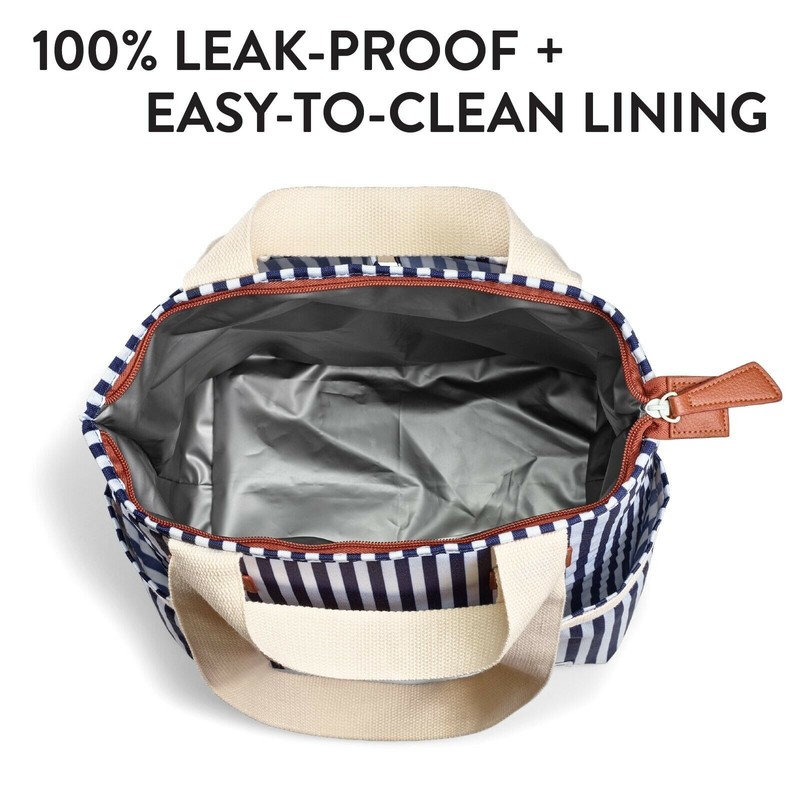 Acorn Street Insulated Cooler Tote carry bag by Fit +