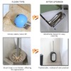 Stainless Luxury Toilet Brush Toilet Brush Set Compact Wall-Mounted Toilet