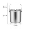 LUCKYGOOBO Mini Ice Bucket Portable Double Wall Ice Bucket with