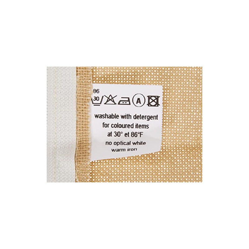 Vervaco Cushion Back with Zipper: Natural: 45 x 35cm or