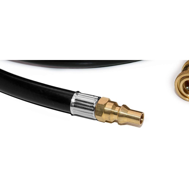 DOZYANT 12ft RV Propane Quick Connect Hose with Elbow Conversion