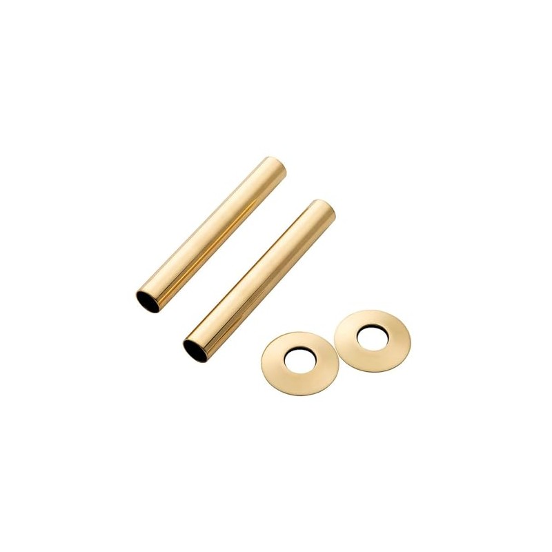 Arroll Pipe Shroud Kit Antique Brass 130 x 18mm