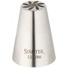 Staedter Curved Flower Tip, Silver, 17 mm