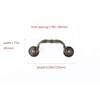 FANRUIER 6 x Pull Down Hooks, Chest of Drawers Handle,
