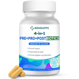 Probiotics Women Men Gut Health: Digestive Health Immune Support Bloating Relief Shelf Stable Strains 35B CFUs per Capsule Complex with Prebiotics Postbiotics Quercetin & Curcumin Dietary Supplement