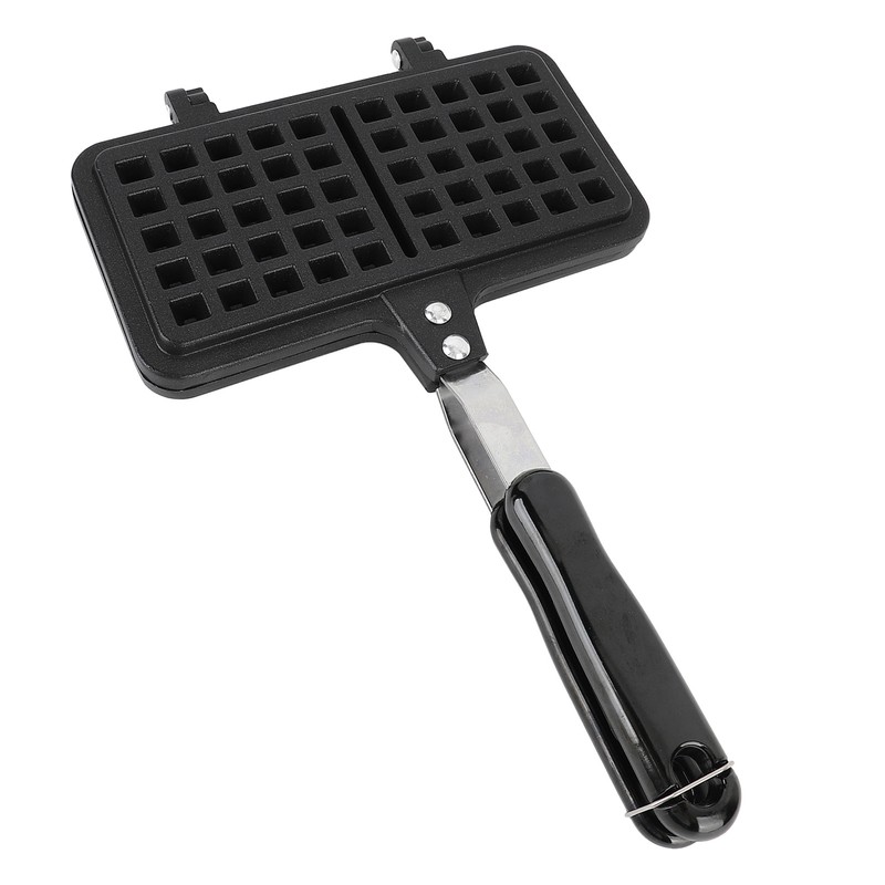 Stovetop Waffle Maker Pan Anti Stick Aluminum Even Heating Double