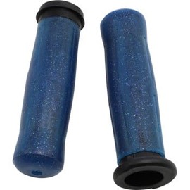 MotoMXHouse Avon Grips - Old School - Throttle-by-Wire - Sparkling Blue - OLD-69-SBLUE-FL