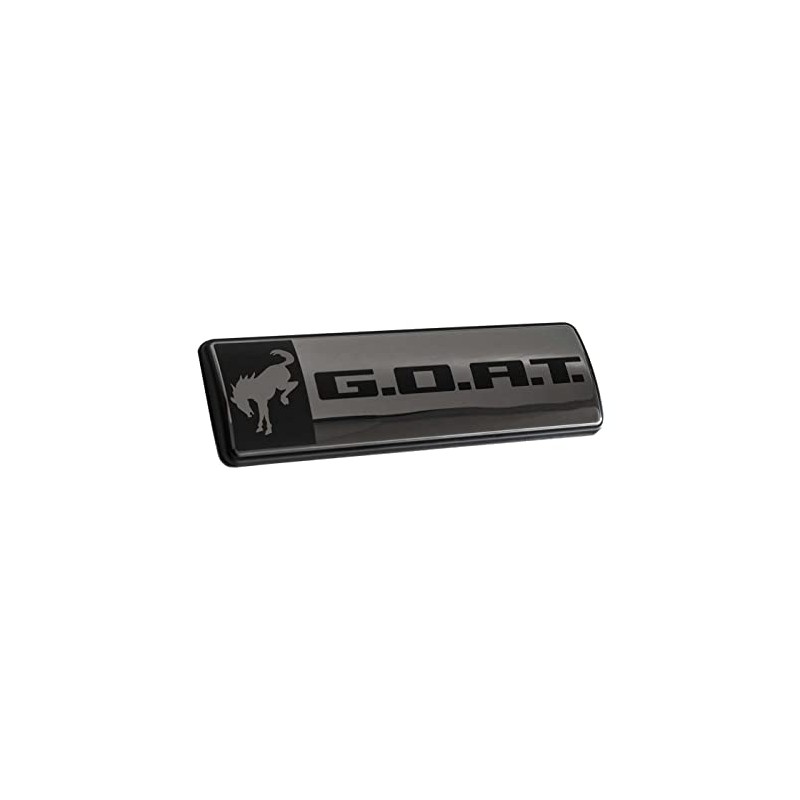 Ford Performance M-1447-GOATBLK 4.5" Black Dark Chrome Goat Emblem for
