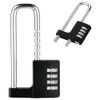 Geieold Outdoor Combination Padlock, Waterproof, Robust Padlock with Code, Multifunctional,