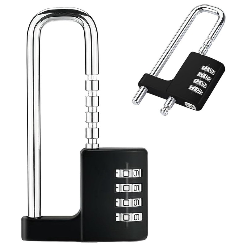 Geieold Outdoor Combination Padlock, Waterproof, Robust Padlock with Code, Multifunctional,