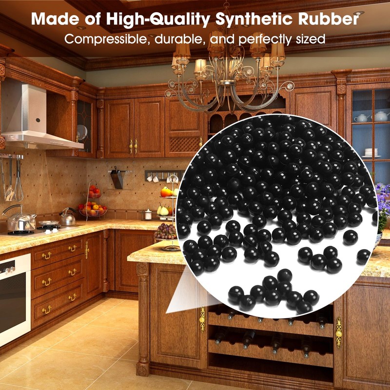 Spaceballs 500Pcs Space Balls for Wood Doors Panels Cabinet Door