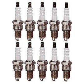 RAParts 12547 Set of Ten Spark Plugs Fits Autolite 63 for Generator Lawnmower Fits Denso W20EX-U