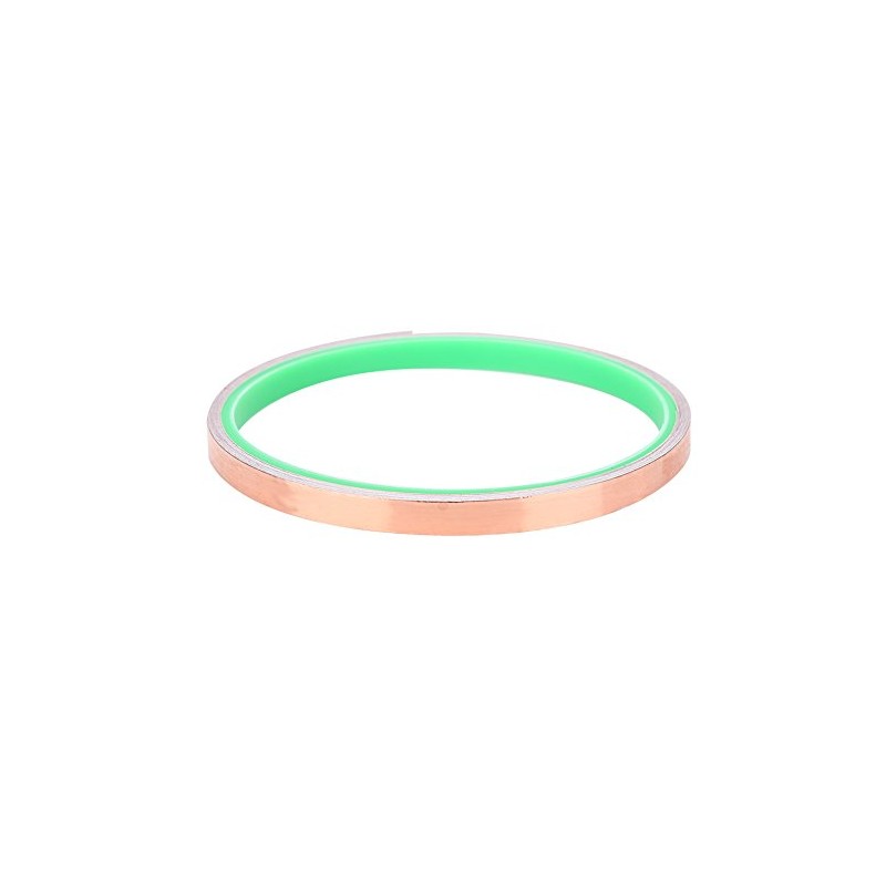 Guitarra Copper Foil Tape Cinta adhesiva de doble Conductive 0,6/1,2/2.5/5/10/15,2