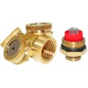 beduan Sprinkler Mister Head 1/2" NPT Brass 4 Holes Garden