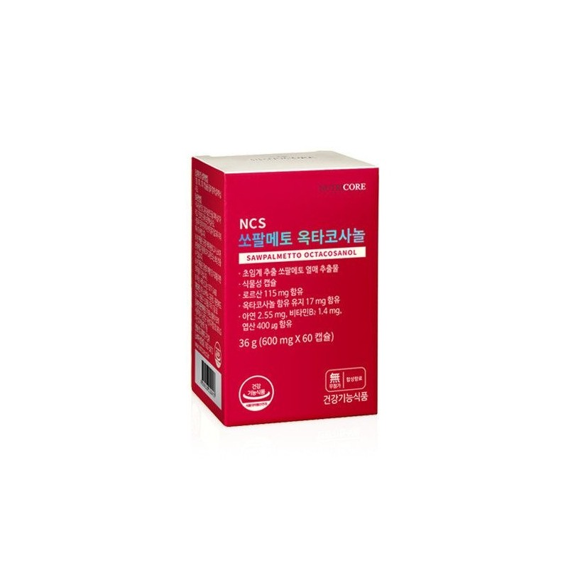 Nutricore NCS Saw Palmetto Octacosanol (2 months supply) / NCS쏘팔메토