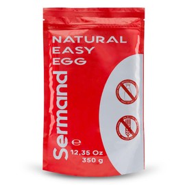 Organic Egg Yolk Powder (350 g) | Ecological Yolks from Free Range | Pasteurised & Gluten Free | No Additives | Lactose Free | Zip Bag Packaging