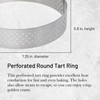 de Buyer Perforated Round Tart Ring - 7.25” Diameter, 0.8”