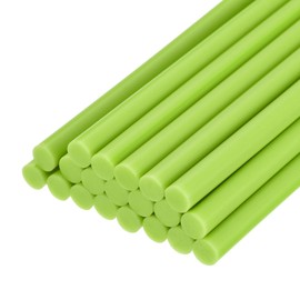 sourcing map Mini Hot Glue Gun Sticks 4-inch x 0.28-inch High Sticky Hot Glue Sticks for Glue Gun, Fruit Green 30pcs