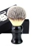 Shaving Brush with Synthetic Hair in Black Handle Easy to